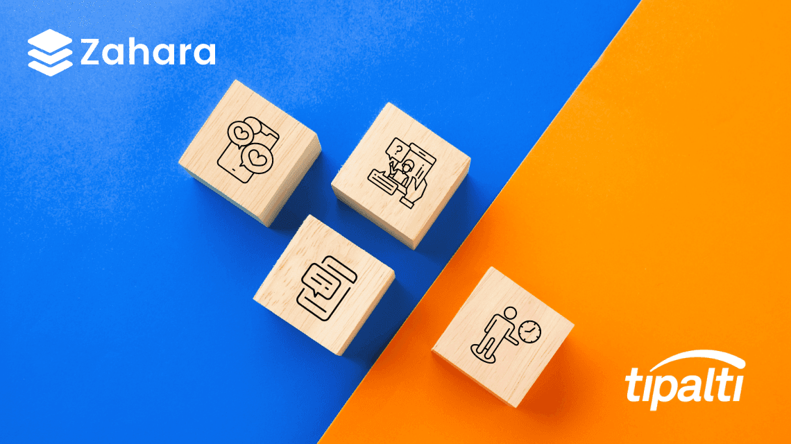 Comparison of accounts payable platforms highlighting Zahara's advantages over Tipalti
