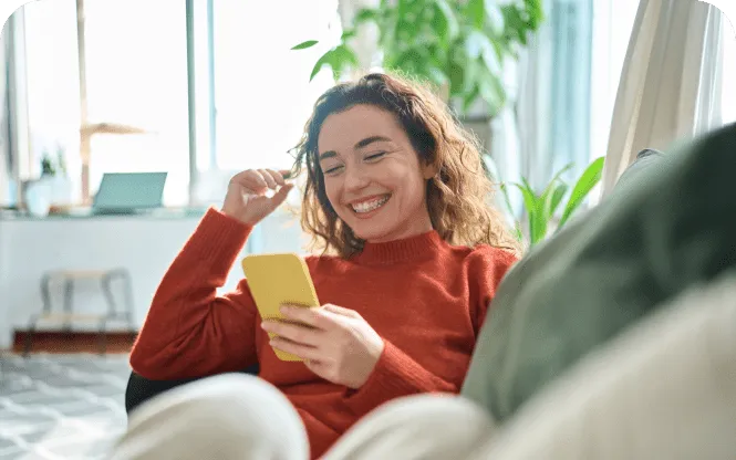 Lady chilling with her AP Automation