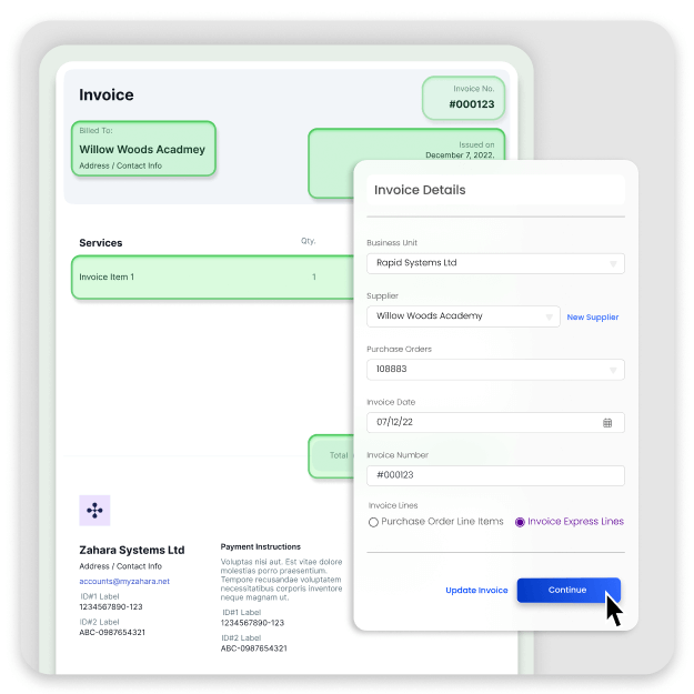 Invoice Processing Features image