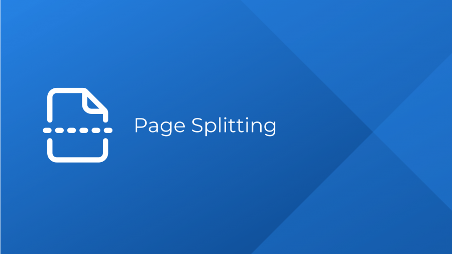Page Splitting- OCR