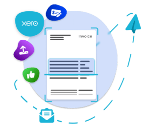 automated invoice processing for Xero info graphic