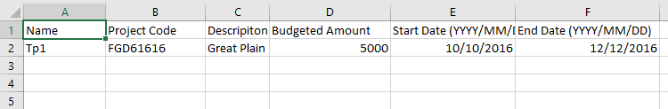 importing projects