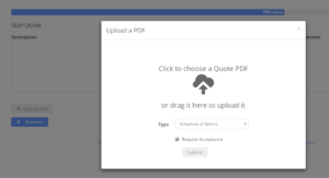 upload a PDF