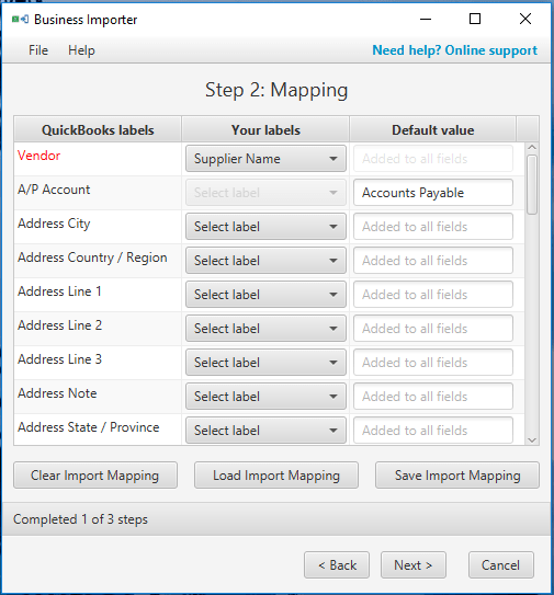 Load Mappings