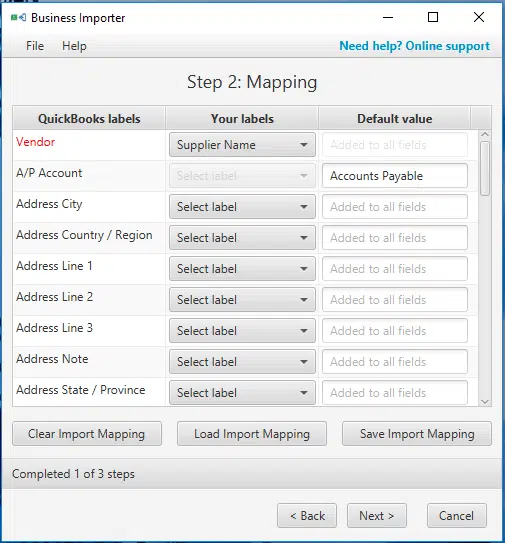 Load Mappings