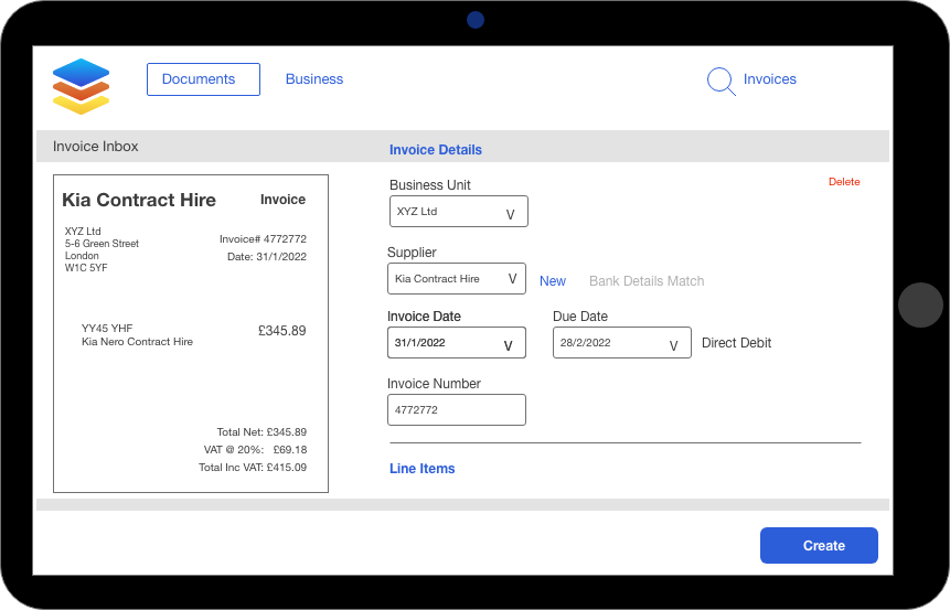 invoice approval app