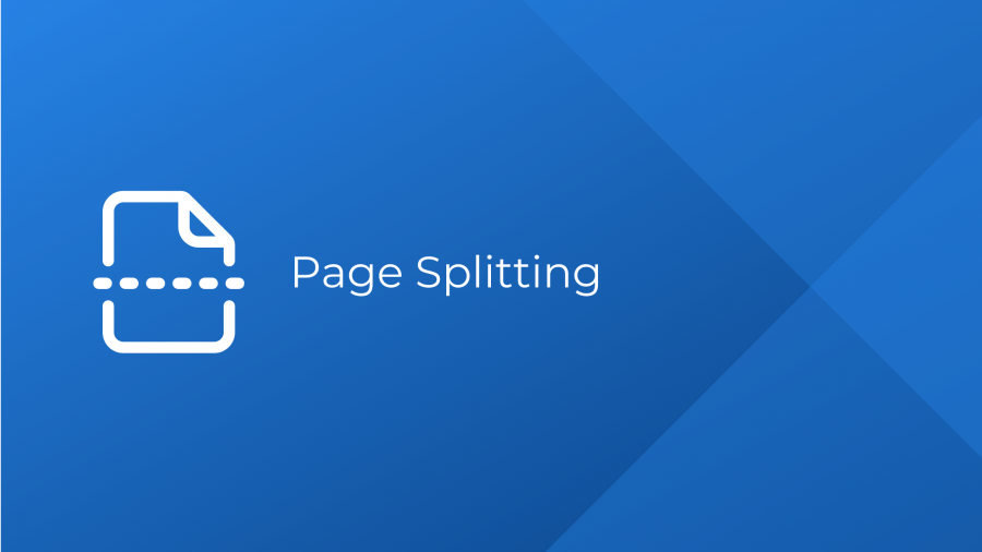 Page Splitting- OCR