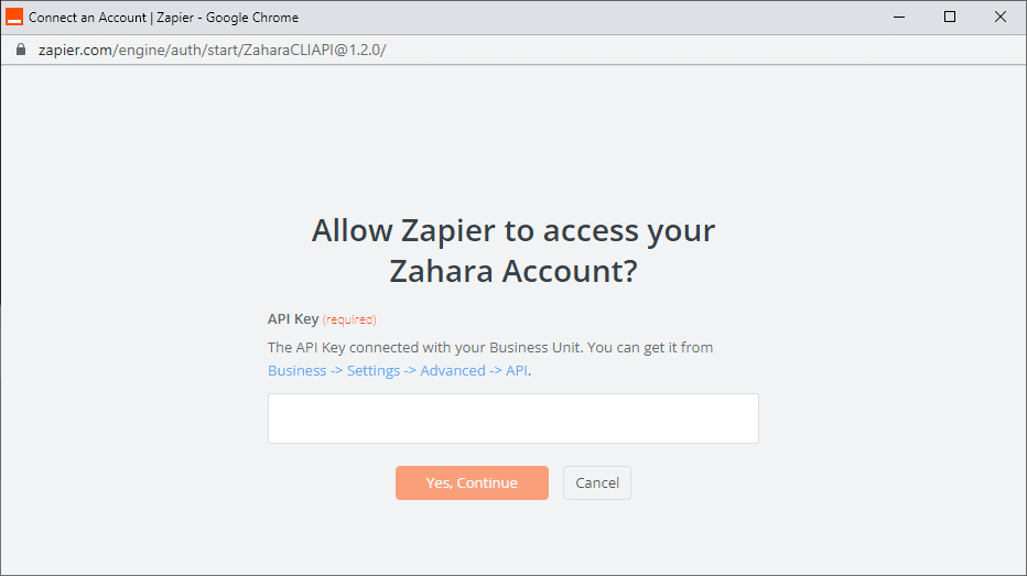 Zapier API