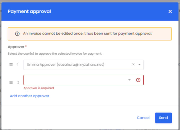 workflow for payment